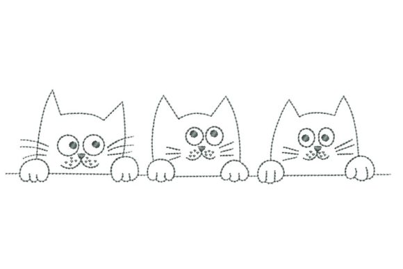3 Cats Embroidery Design Review