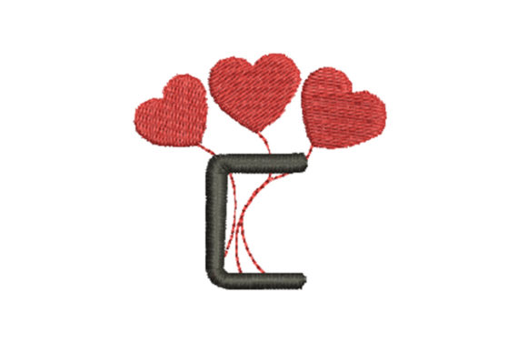 Alphabet Letter C with Red Love Heart Review
