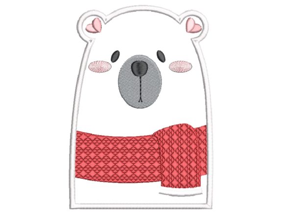 Bear with Scarf Applique Review