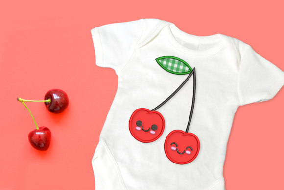 Cartoon Cherries Applique Review