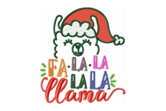 Falalalalala Llama Embroidery Design Review