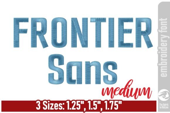 Frontier Sans Embroidery Font - Medium Review
