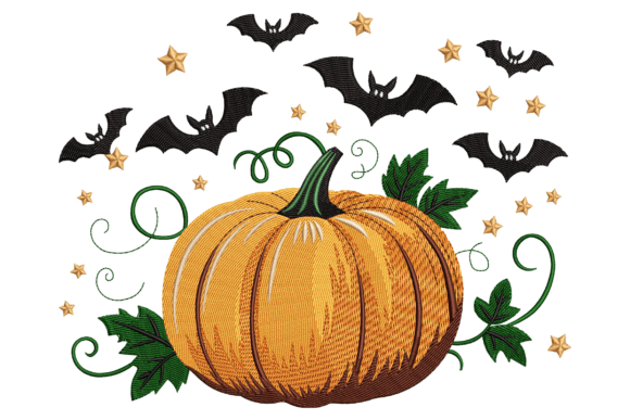 Halloween Pumpkin Embroidery Review