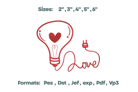 Light Bulb Love Connection Embroidery Review