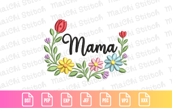 Mama Floral Wreath Embroidery Review