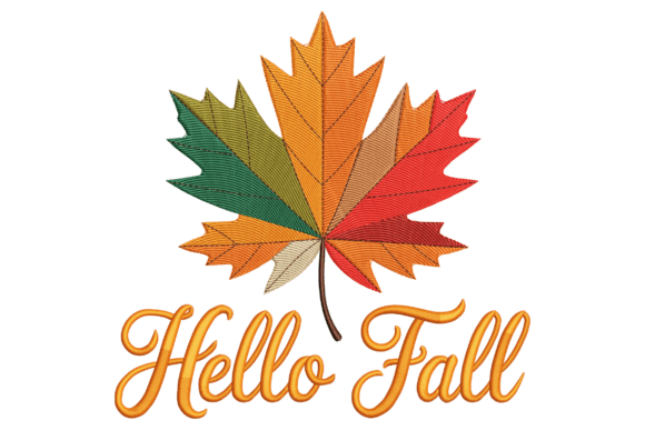 Modern Hello Fall Maple Leaf Review