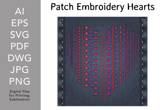 Reviewing Patch Embroidery Heart for Seasonal Collections