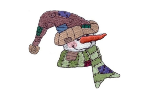 Snowman Scrappy Embroidery Design Review