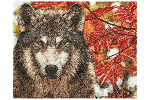 Wolf Embroidery Design Review for Holiday Collections